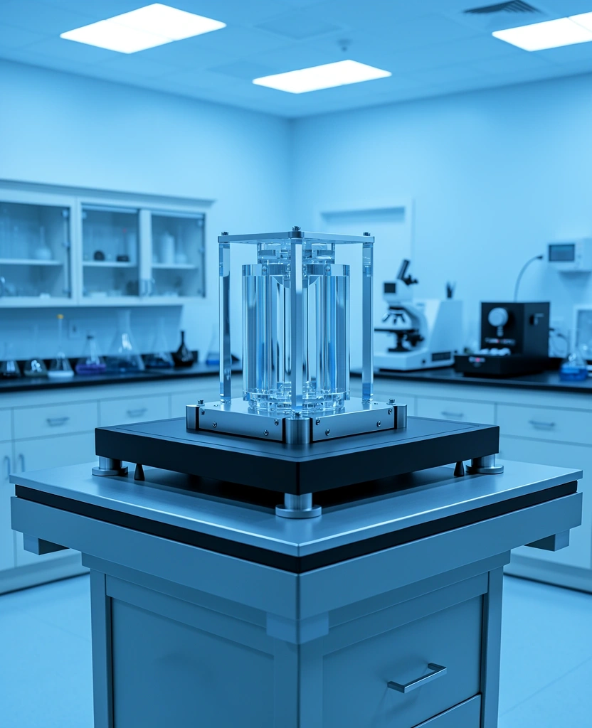 Precision optical equipment in a research lab environment